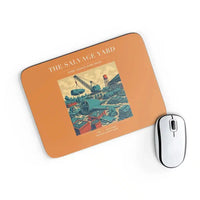 Thumbnail for VINTAGE G4509 - The Salvage Yard - Designed Mouse Pads design on orange rectangle