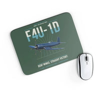 Thumbnail for F4U-1D Corsair design on dark green rectangle mouse pad