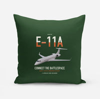 Thumbnail for E-11A BACN design on dark green pillow