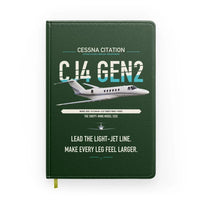 Thumbnail for Cessna Citation CJ4 Gen2 design on dark green notebook