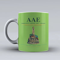 Thumbnail for Bitat Airport AAE — Annaba Mug design on light green rabah