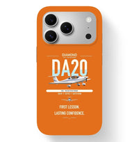 Thumbnail for Diamond DA20 design on orange magsafe iphone case, for iPhone 17 Pro