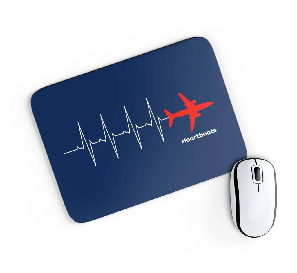 Aviation Heartbeats Mouse Pad - view 4