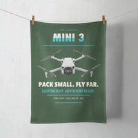 Thumbnail for DJI Mini 3 design on dark green towel