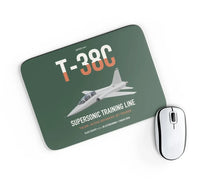 Thumbnail for T-38C Talon design on dark green rectangle mouse pad