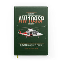 Thumbnail for Leonardo AW109SP GrandNew design on dark green notebook