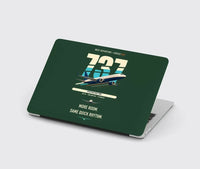 Thumbnail for Boeing 737 MAX 9 design on dark green MacBook case