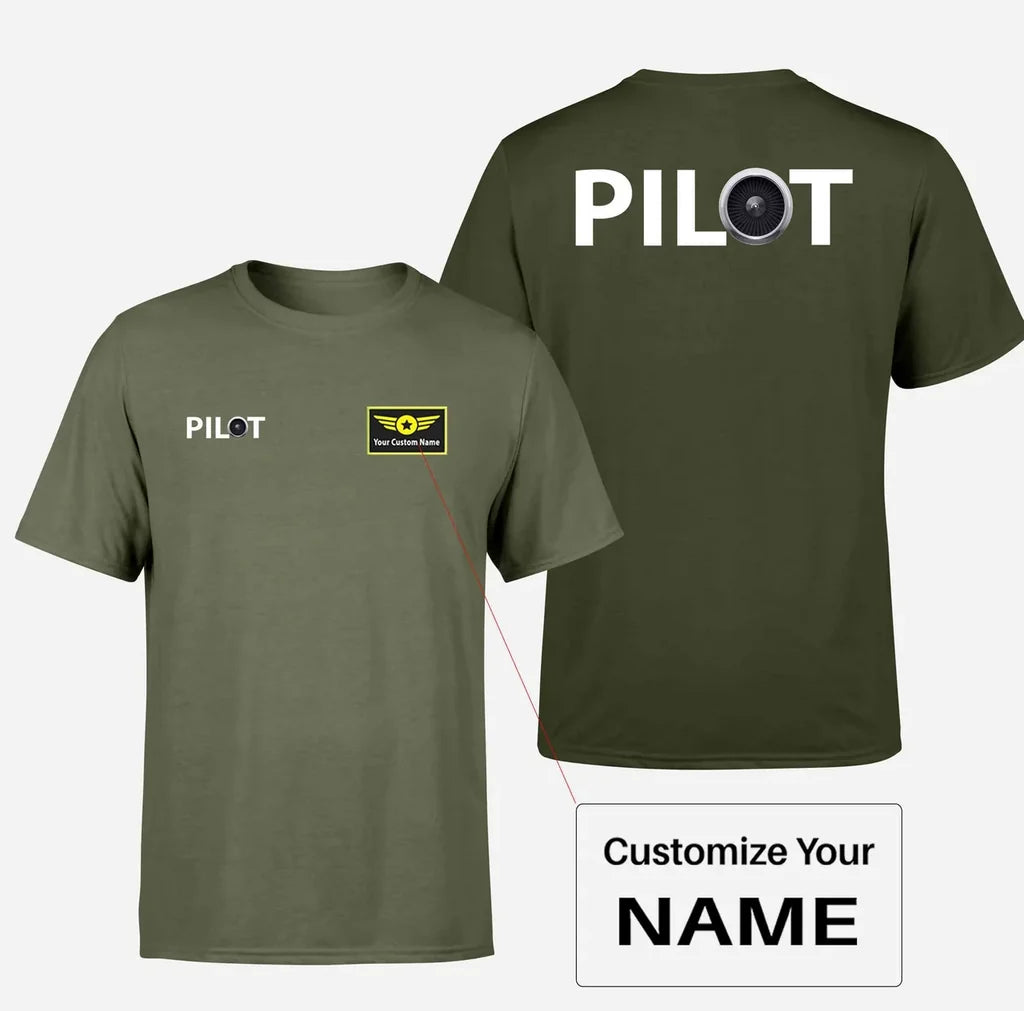 Pilot & Jet Engine Designed Double-Side T-Shirts - view 13