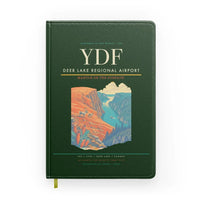Thumbnail for Deer Lake Regional Airport (YDF) design on dark green notebook