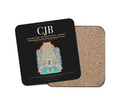Coimbatore International Airport CJB Coaster 1-Piece - Black