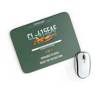 Thumbnail for Canadair CL-415EAF design on dark green rectangle mouse pad