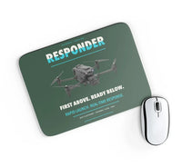 Thumbnail for BRINC Responder design on dark green rectangle mouse pad