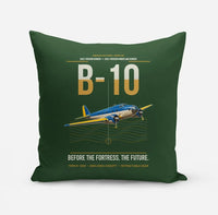Thumbnail for Martin B-10 design on dark green pillow
