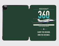 Thumbnail for Beechcraft King Air 360 design on dark green ipad tablet case