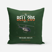 Thumbnail for Bell 205A-1++ design on dark green pillow
