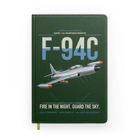 Thumbnail for F-94C Starfire design on dark green notebook