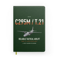 Thumbnail for Airbus C295M T.21 design on dark green notebook