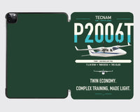 Thumbnail for Tecnam P2006T design on dark green ipad tablet case