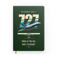 Thumbnail for Boeing 727-200 design on dark green notebook
