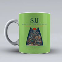Thumbnail for Sarajevo International Airport SJJ Mug - Light Green