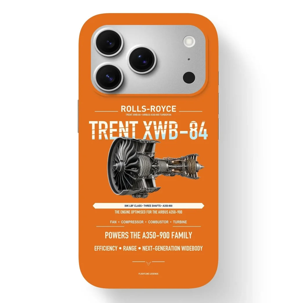 TRENT XWB-84 Case design on orange iphone case