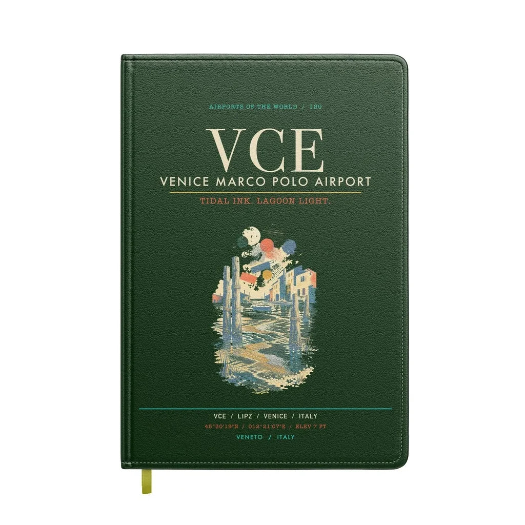 Venice Marco Polo Airport VCE - Lagoon Printmaker's Tide - Dark Green