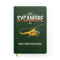 Thumbnail for Bristol Sycamore HR14 design on dark green notebook