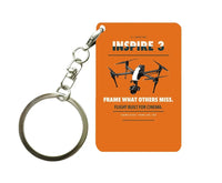 Thumbnail for DJI Inspire 3 Key Chain design on orange key chain