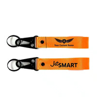 Thumbnail for JetSmart Airlines Hawk-shaped key chain, Orange+ NAME