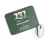 Thumbnail for Boeing 737-300 Classic design on dark green rectangle mouse pad