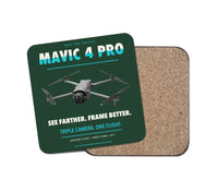 Thumbnail for DJI Mavic 4 Pro design on dark green 1 piece coaster