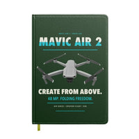 Thumbnail for DJI Mavic Air 2 design on dark green notebook
