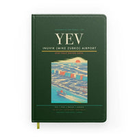 Thumbnail for Inuvik (Mike Zubko) Airport (YEV) design on dark green notebook