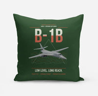 Thumbnail for B-1B Lancer design on dark green pillow