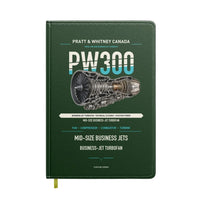 Thumbnail for PW300 design on dark green notebook