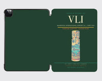 Thumbnail for Bauerfield International Airport (VLI) design on dark green ipad tablet case