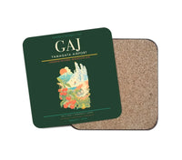 Thumbnail for Yamagata Airport (GAJ) design on dark green 1 piece coaster