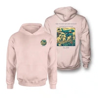 Thumbnail for VINTAGE G4374 - The Flight Kitchen Ballet - Double-Side Hoodie design on pink double side