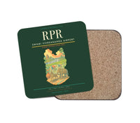 Thumbnail for Swami Vivekananda Airport (RPR) design on dark green 1 piece coaster