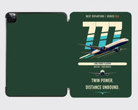 Thumbnail for Boeing 777-300ER design on dark green ipad tablet case
