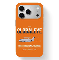 Thumbnail for Saab GlobalEye design on orange magsafe iphone case, for iPhone 17 Pro