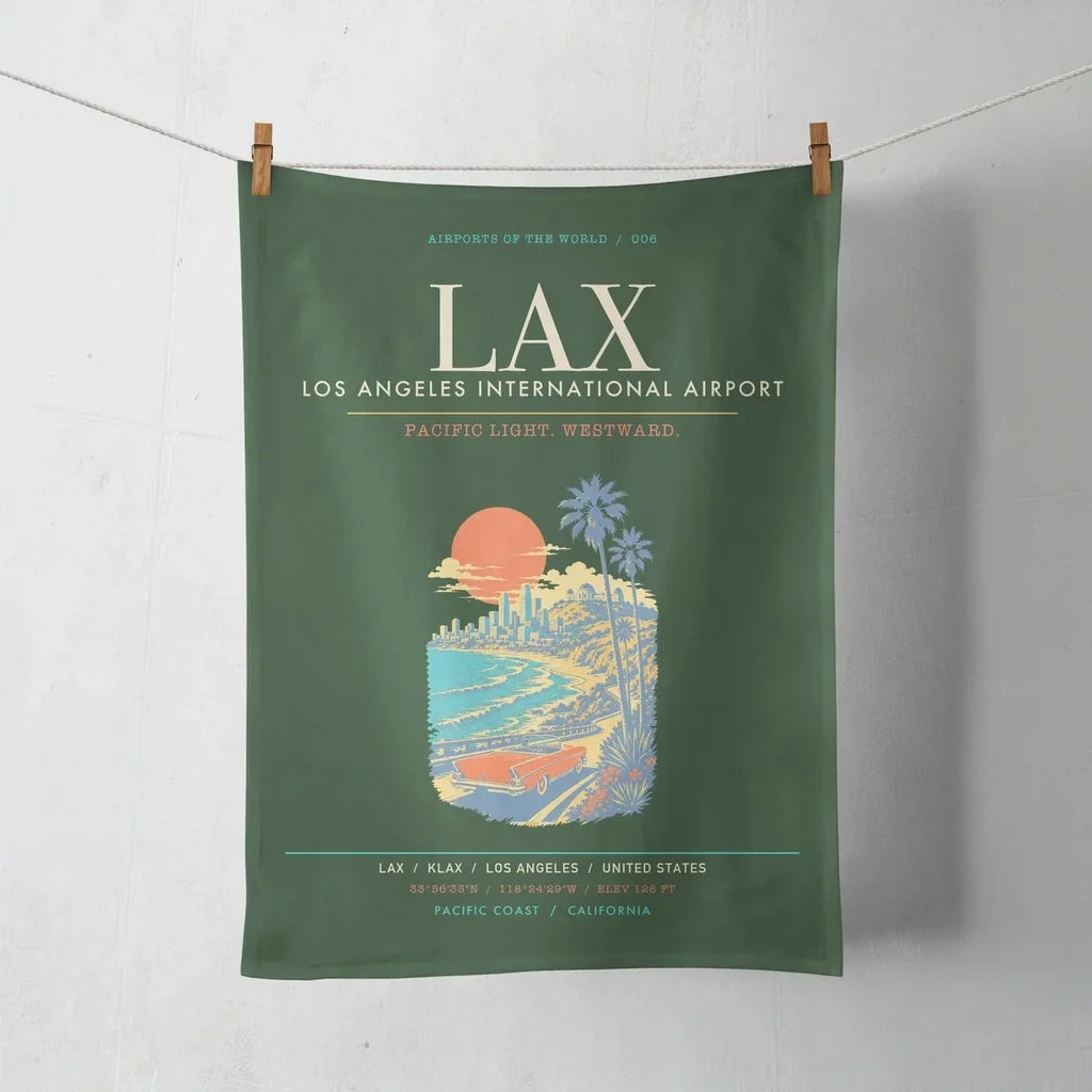 Los Angeles International Airport LAX - Dark Green