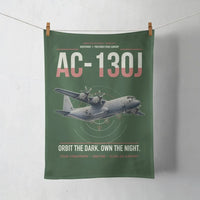Thumbnail for AC-130J Ghostrider design on dark green towel