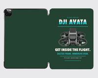 Thumbnail for DJI Avata design on dark green ipad tablet case