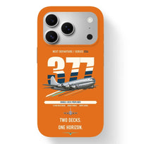 Thumbnail for Boeing 377 Stratocruiser design on orange magsafe iphone case