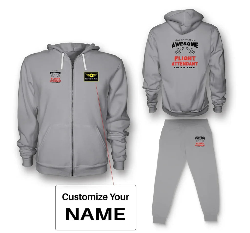 Customisable Flight Attendant Hoodie - view 13