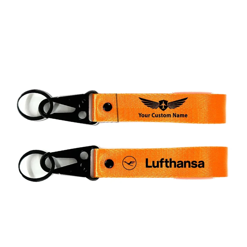 Lufthansa Airlines Hawk-shaped key chain, Orange+ NAME