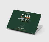 Thumbnail for F-14A Tomcat Defend The Fleet design on dark green MacBook case