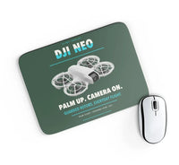 Thumbnail for DJI Neo design on dark green rectangle mouse pad