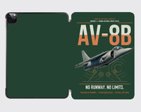 Thumbnail for AV-8B Harrier II design on dark green ipad tablet case